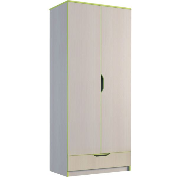 Шкаф Феникс Маттео 2Д/1Ш 210x80x50 см Дуб молочный