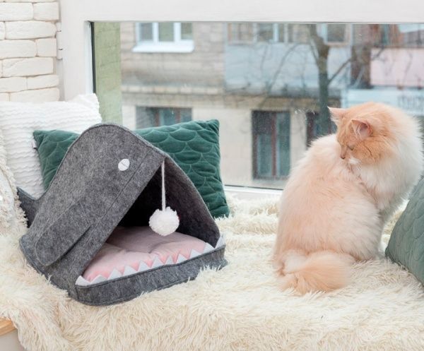 Будиночок для тварин DigitalWool Риба-кит без подушки DW-91-14