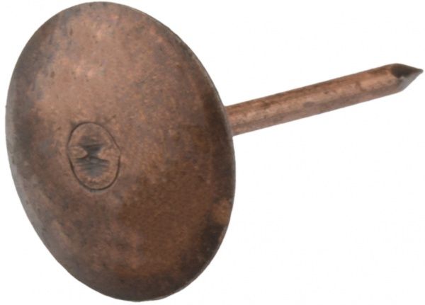 Цвяхи оббивні 100шт мідь