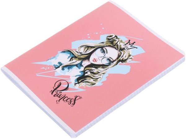 Тетрадь школьная Princess 96 листов в клетку Мечты сбываются