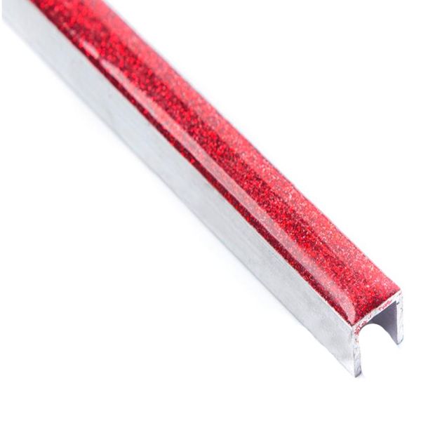 Бордюр Cerossa ceramica червоний 12х500 мм