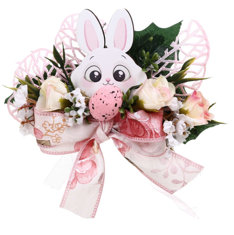 Украшение пасхальное в корзину Бутоньерка 15х15 с