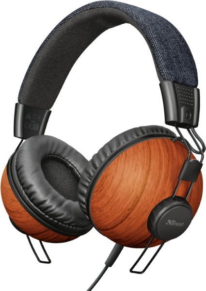 Навушники Trust TRUST Noma Headphones wood 