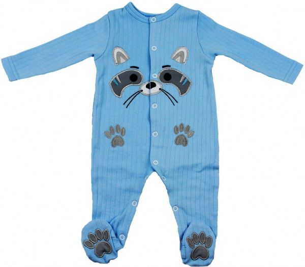 Комбінезон дитячий Danaya з вишивкою р.80 блакитний ЗО20-74 