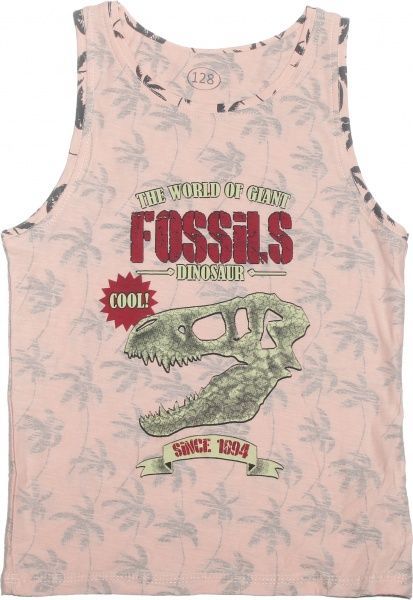 Майка для мальчиков Фламинго пальмы р.146 персиковый 777-123-8 