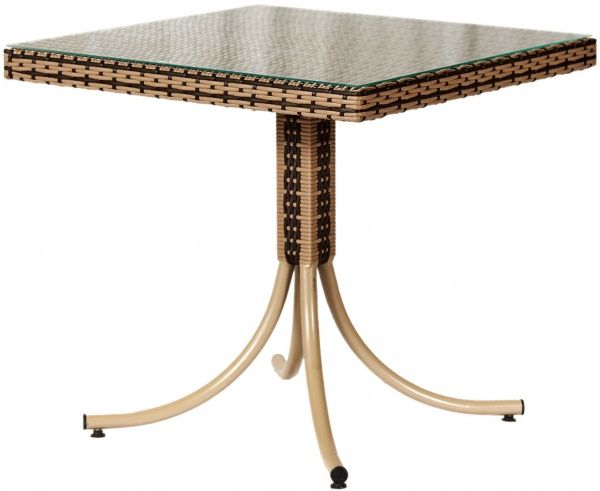 Стол Мериленд 80x80 см бежево-коричневый 