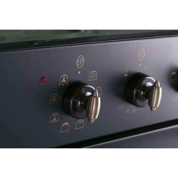 Духовой шкаф электрический Pyramida F 84 ER black Rustico/R