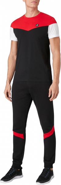 Футболка Energetics Striggy IV ux 415532-900050 р.3XL чорно-червоний