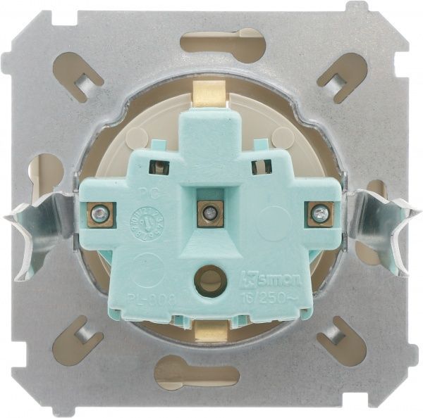 Розетка с заземлением Simon Basic без шторок кремовый BMGSz1.01/12