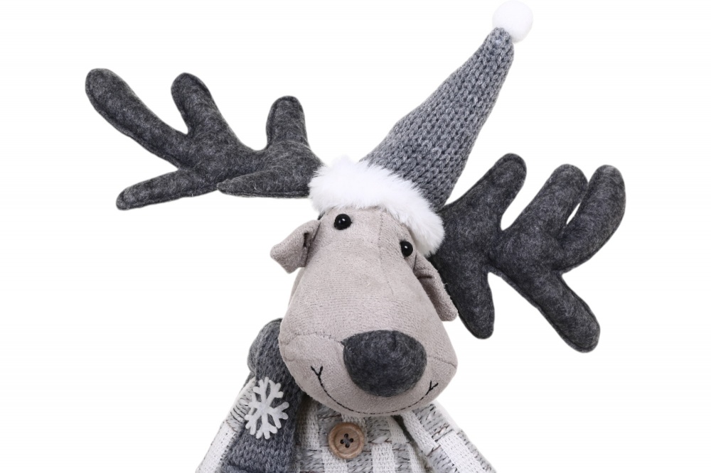 Декорация новогодняя Лось который сидит в ассортименте LF2220029AB 65 см