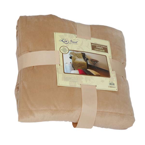 Плед-подушка La Nuit бежевий 120x160 см