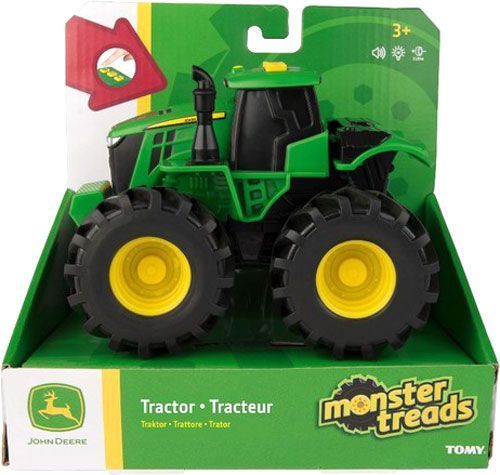 Игрушка Tomy John Deere Трактор Monster Treads со звуковыми и мировыми эффектами 46656