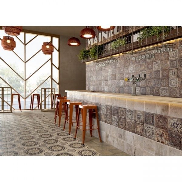 Плитка Mainzu Тін-Тайл Металло Крем 20x20 