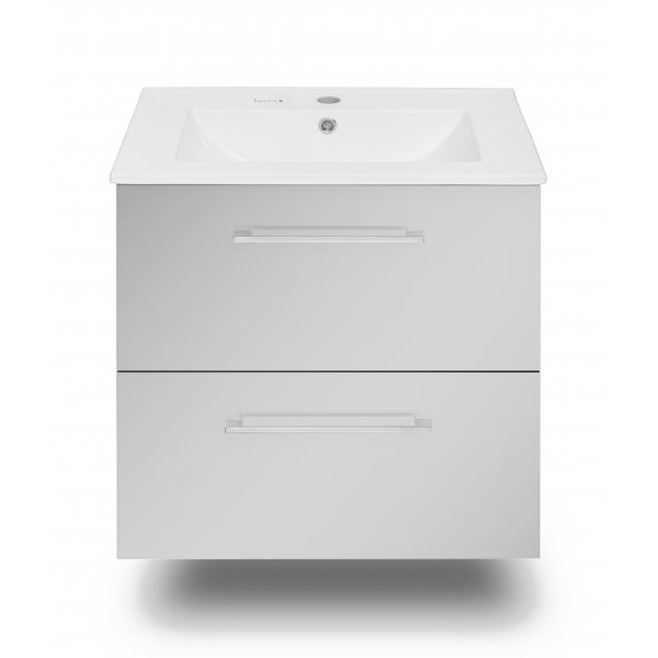 Тумба підвісна Imprese Valtice 800 біла з умивальником f3212W