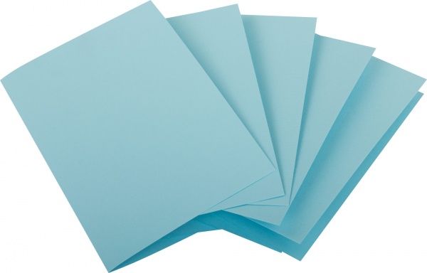 Набір заготівель для листівок 5 шт. 16,8х12 см № 5 блакитний 220 г/м2 