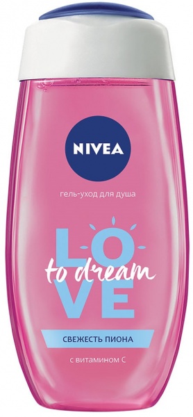 Гель для душа Nivea Свежесть пиона 250 мл