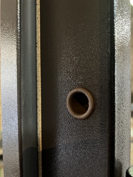 Двері вхідні Мавіс T-10 Lux вишня темна 2050x1200 мм ліві