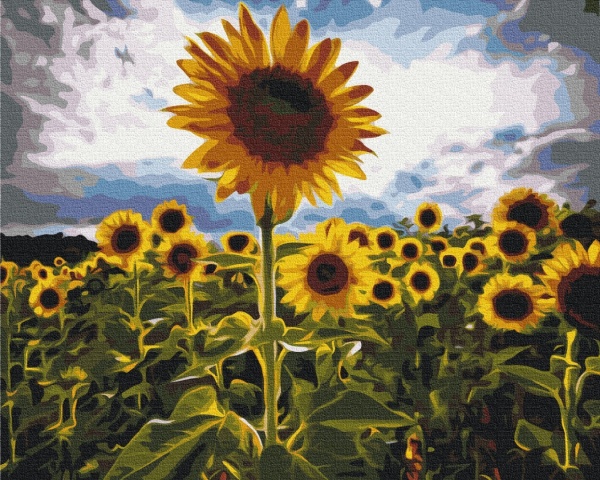 Картина за номерами Вуличка у квітах PBS7451 40х50 см Brushme 