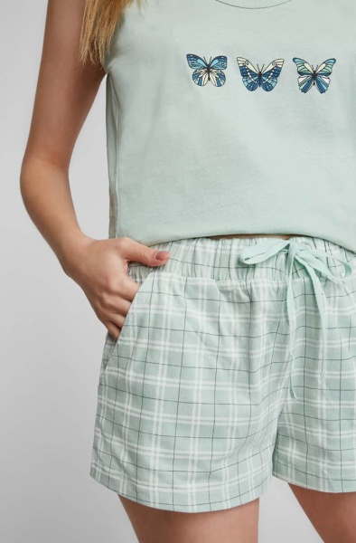 Піжама жіноча Naviale BUTTERFLY LH520-01 р. М аква