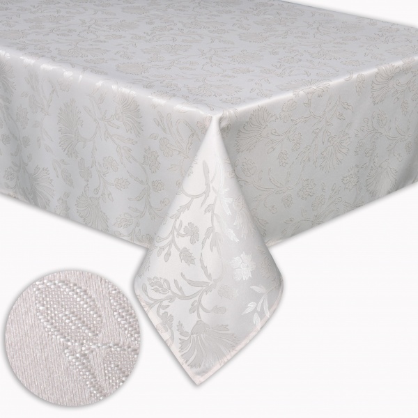 Скатертина водонепроникна Samira 140x180 см бежевий La Nuit 