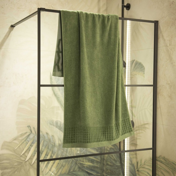 Рушник махровий Paulo 70x140 см зелений Zwoltex 