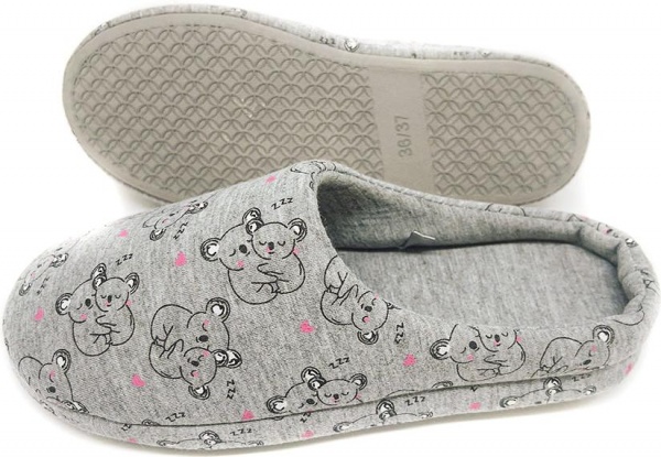 Капці домашні La Nuit Home Калі р.36/37 сірий 