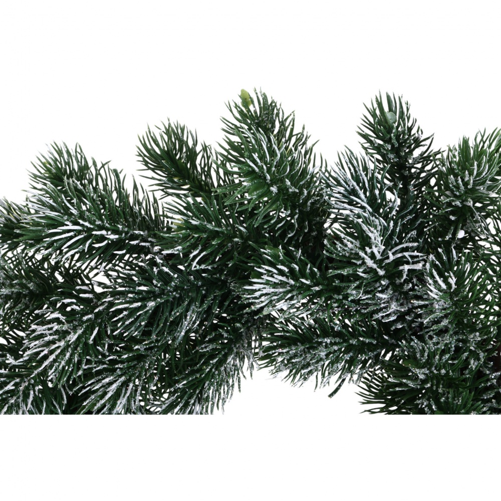 Вінок хвойний засніжений d400 мм RS1H967-40