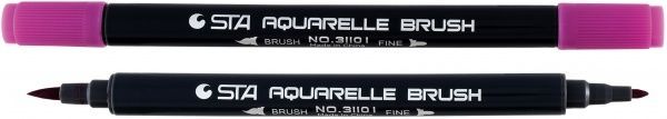 Маркер акварельный STA 3110 I 2-3 мм STA3110I-22 фиолетовый насыщенный 
