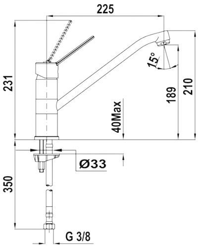 Змішувач для кухні Teka Mtp L 469934510