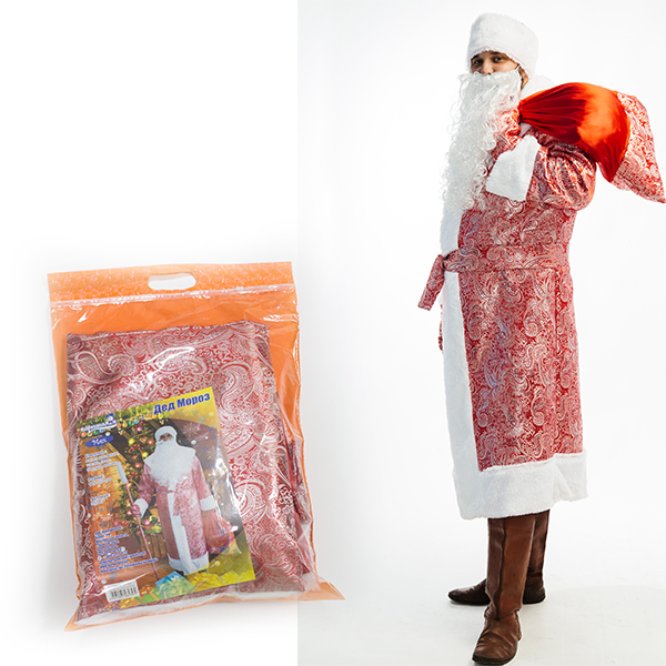 Костюм карнавальный Дед Мороз № 1 в ассортименте красный