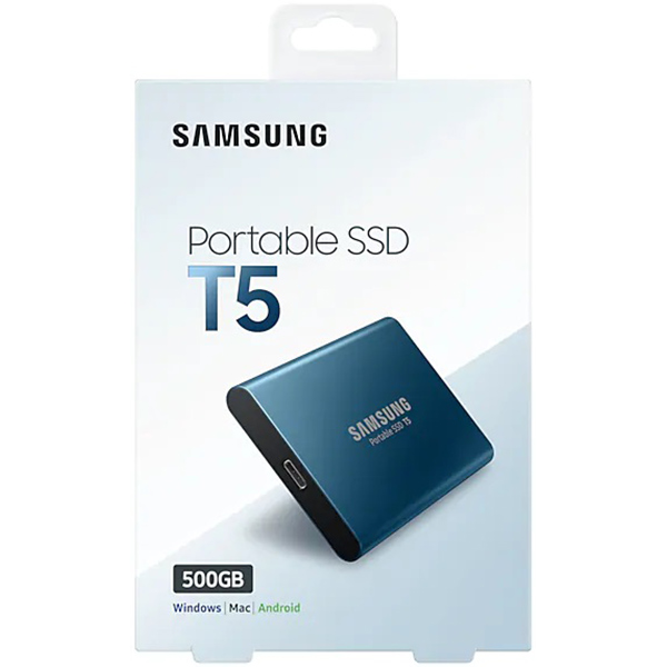 SSD-накопичувач Samsung T5 500GB Portable TLC (MU-PA500B/WW) 