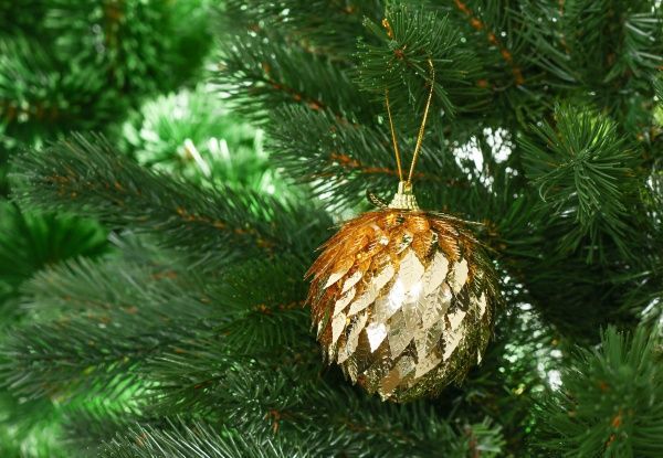 Шар пенопластовый d80 Ежик SDA79480G золотой