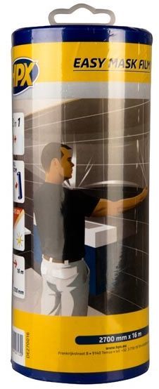 Пленка защитная с малярной лентой HPX с диспенсером 16 м DE270016