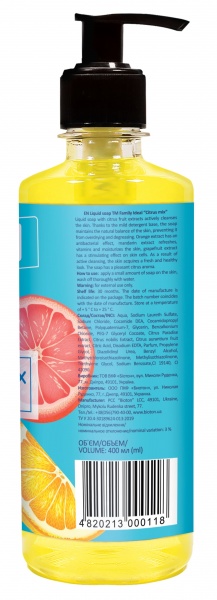 Мило рідке Family ideal Citrus mix 400 мл