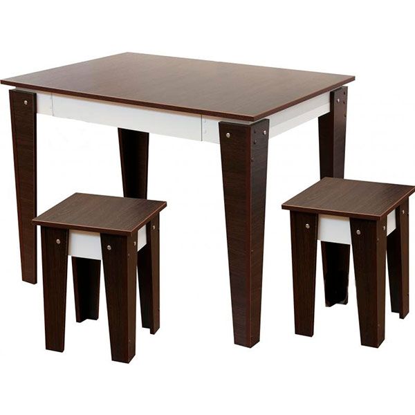Комплект мебели Берегиня Стол обеденный и табуреты Комфорт-2 с ящиком 