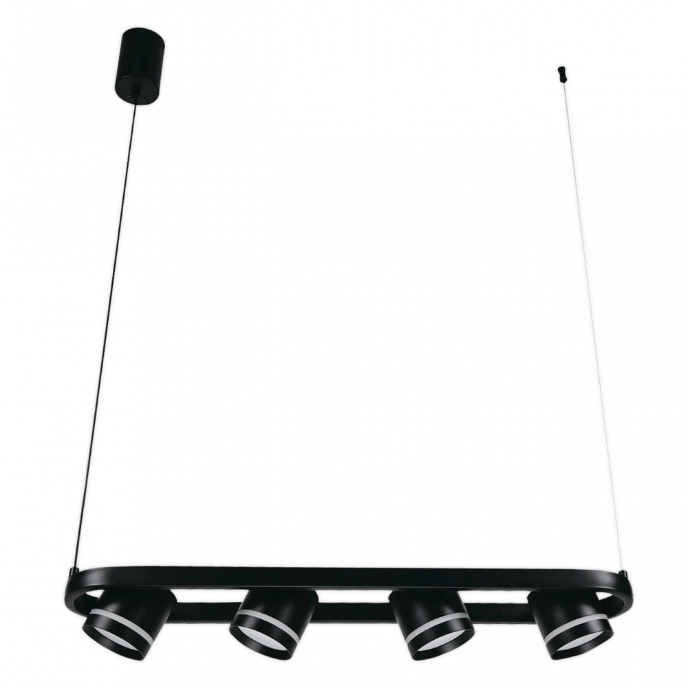 Люстра підвісна Hopfen STARK CL-4-133 OV PD BK 4xGX53 чорний