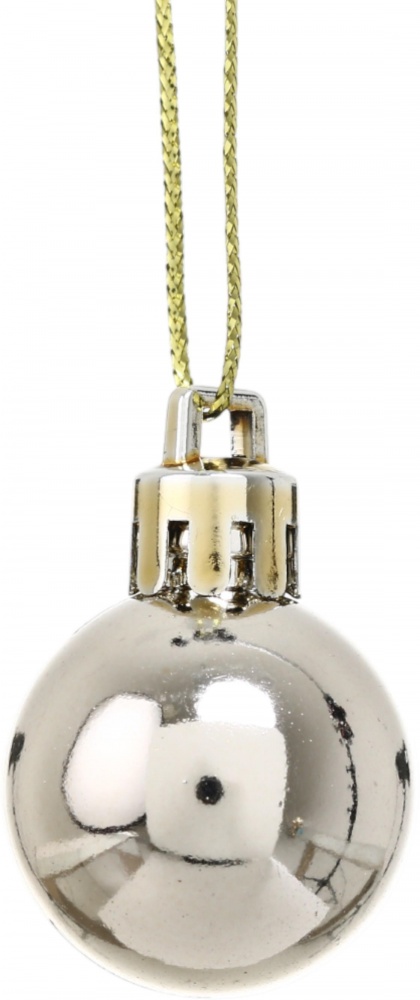 Набір ялинкових куль 4 кольори в асорт d 30 мм 36 шт./уп.