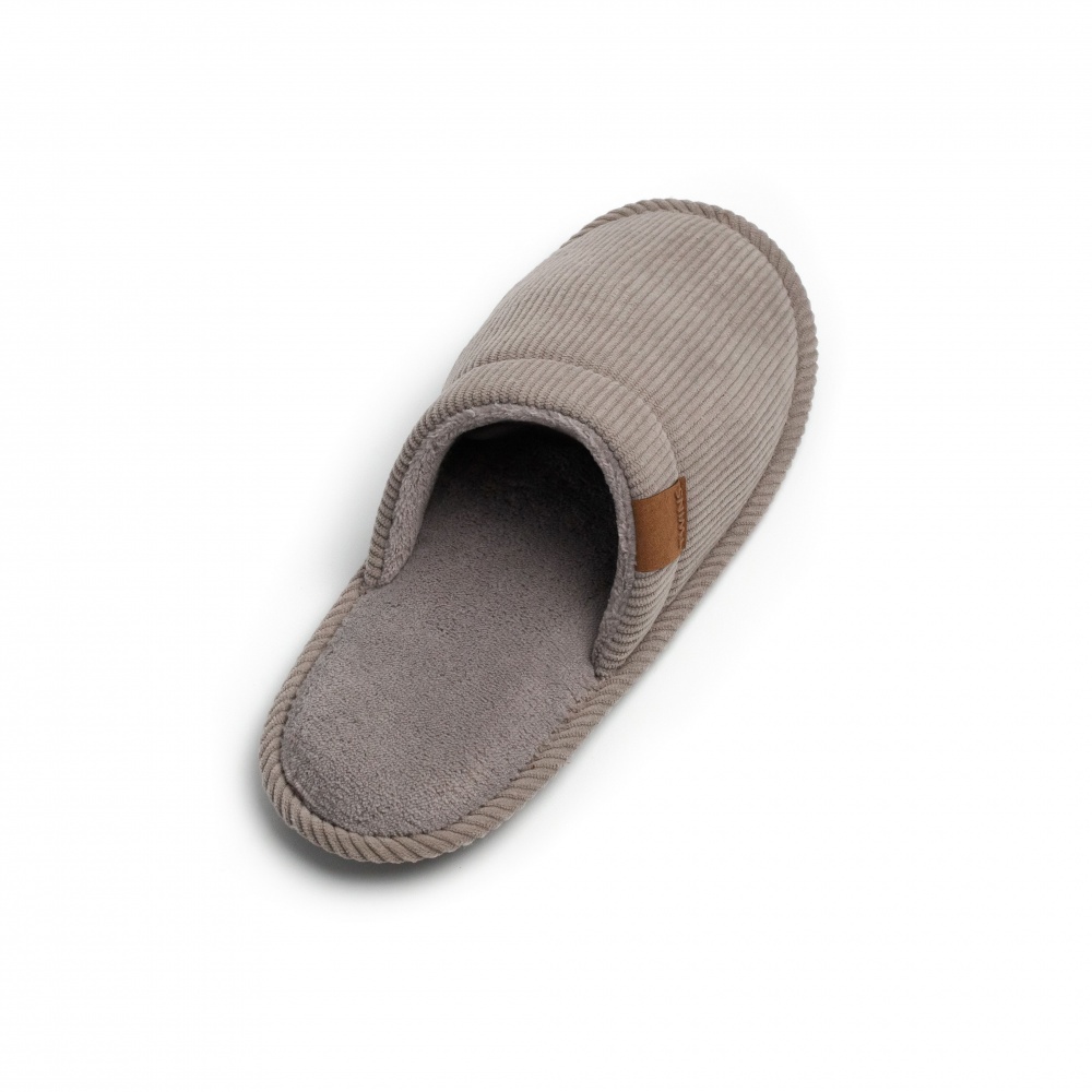 Капці домашні Twins вельвет 15840 р.42/43 сірий