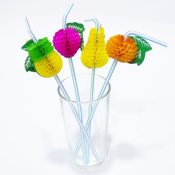 Набір Party House трубочки фрукти 20 шт.