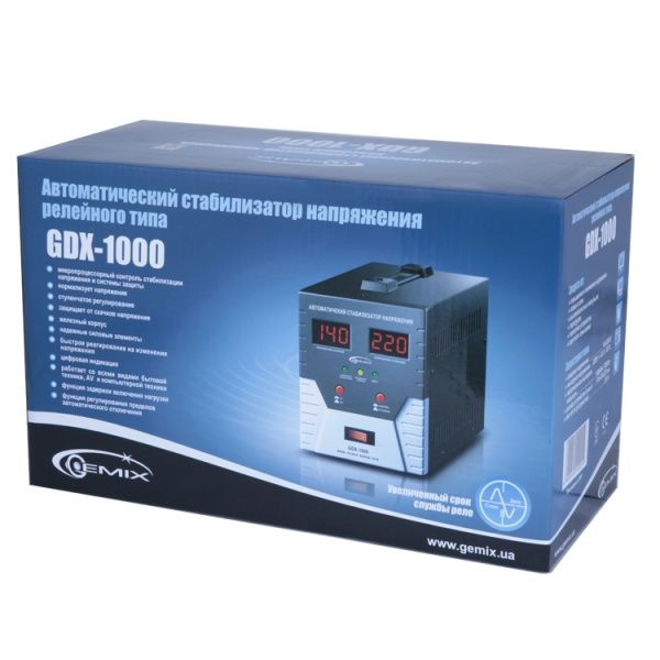Стабілізатор напруги Gemix GDX-1000
