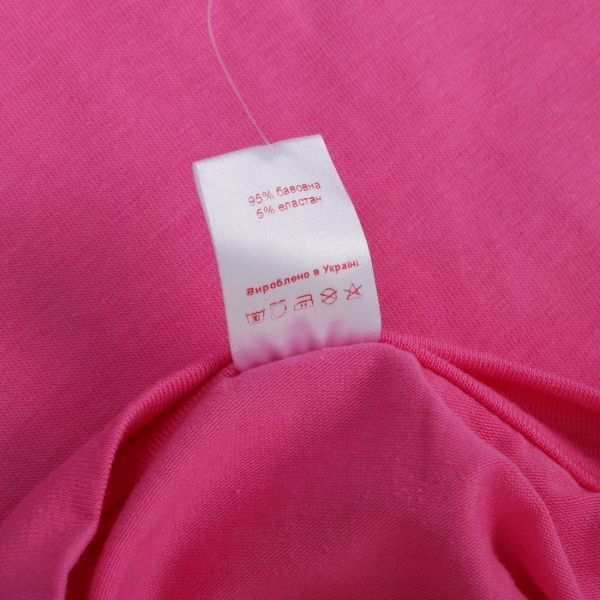 Футболка дитяча Роксана Тістечко р.122 малиновий 