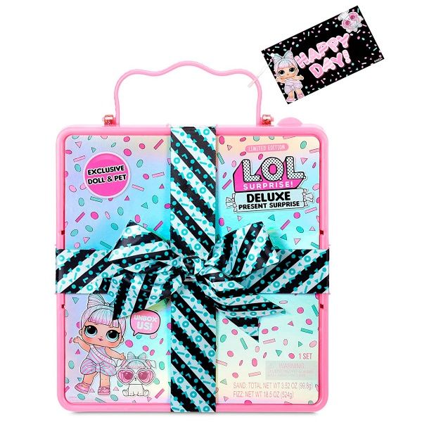 Набор с куклой L.O.L. Surprise! серии Present Surprise Суперподарок (розовый)