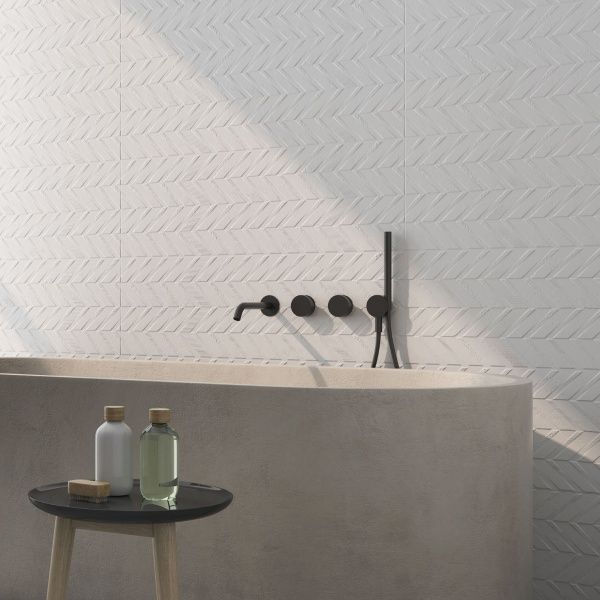 Плитка SALONI Candle Trafic 30x90 Blanco 