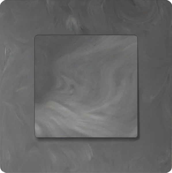 Кнопка звонка кнопочный одноклавишный Plank Electrotechnic Classic/Nordic антимикробный без подсветки 10 А 220В базальт PLK0410731