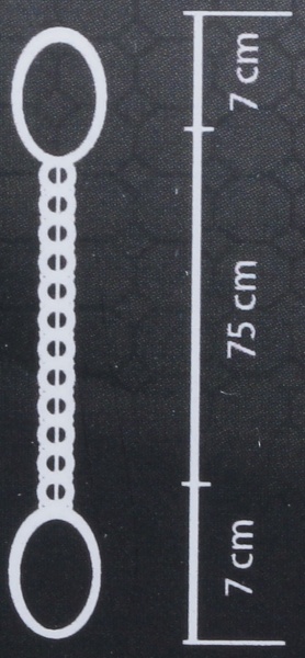 Підхват для штор 2018-54-K-84 кремовий/капучино Majestic