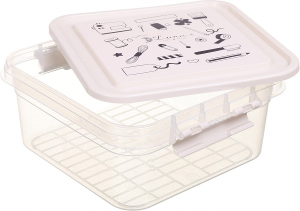 Органайзер для косметики Luna Simple 25х26х11 см бежевий 