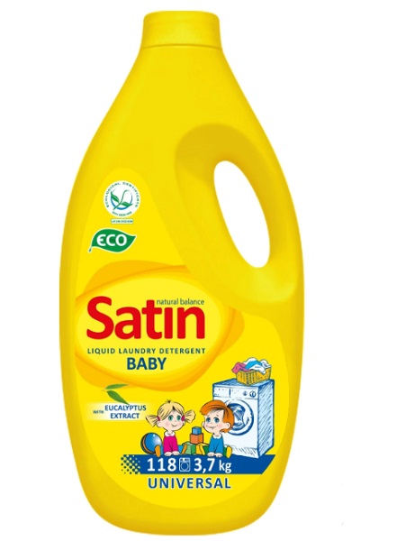 Гель для машинной и ручной стирки Satin Natural Balance 3,7 л