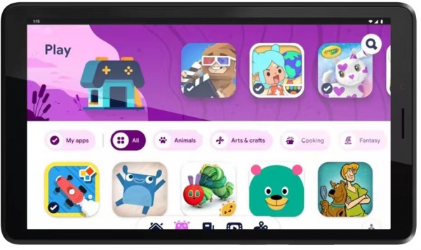 Планшет Lenovo Tab M7 (3rd Gen) 2/32 LTE Iron Grey + Kids Bumper 