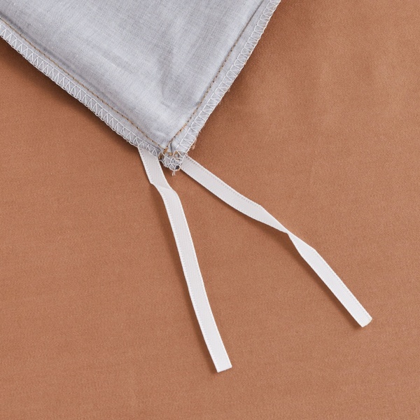 Комплект постельного белья Salerno 2 темно-серый с белым La Nuit 