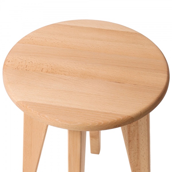 Табурет KROKWOOD Dresden из массива бука (350x350x450 мм) натуральный 